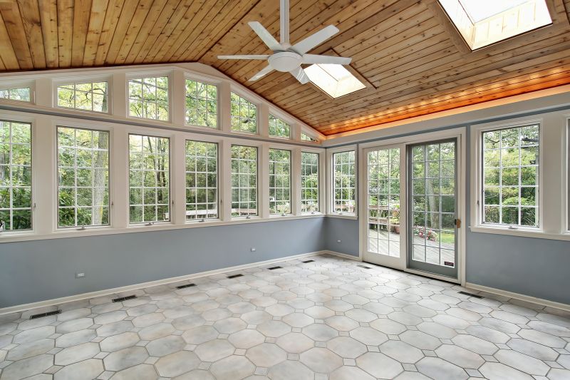 Glass-Enclosed Sunroom
